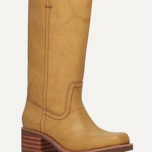 Frye Campus Vegan Leather wide calf boots